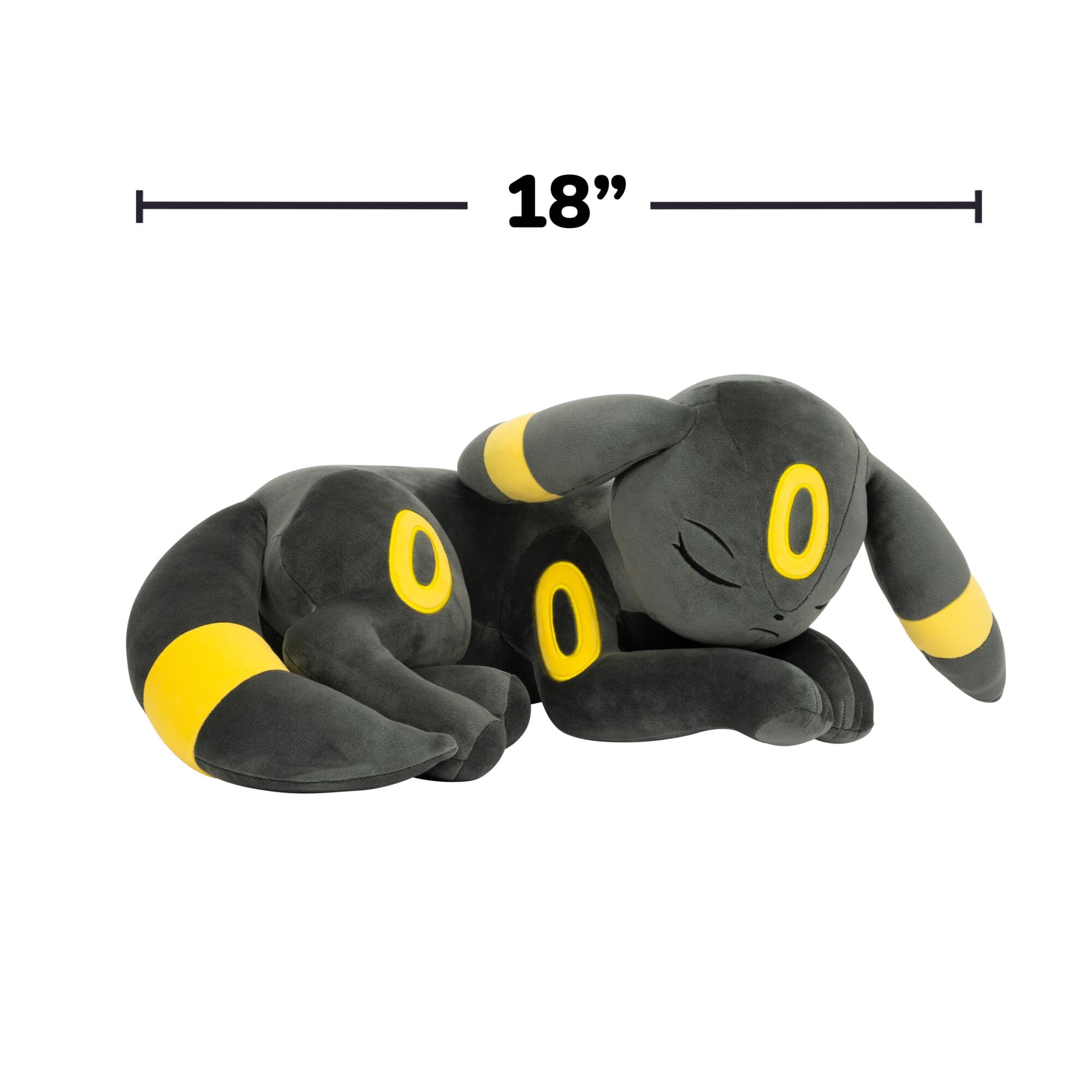 Pokémon PKW5196-45cm Schlafendes Plüsch - Nachtara, offizielles Plüsch | Offizielles Plüsch Produkt