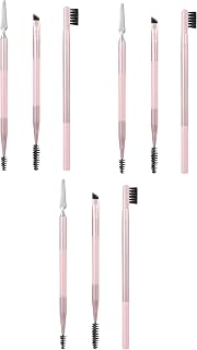 Real Techniques Brow Styling Set, For Lifting Brows, Fill & Style, Dual-ended Makeup Brushes, Full Kit for Eyebrows, Get Full, Laminated, or Natural Brows, Multiuse Tools, 3 Piece Set (Pack of 3)