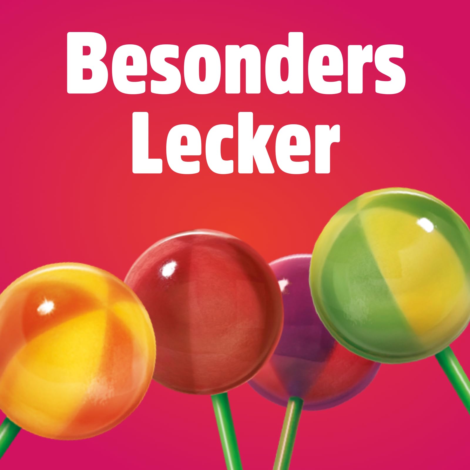 nimm2 Lolly – Fruchtige Lutscher in vier unterschiedlichengeschmackskombinationen zum Naschen für dieganze Familie – (1 x 200g Beutel) - 3