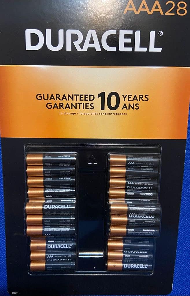 Duracell 1.5V CopperTop AAA Alkaline Batteries, 28 Pack