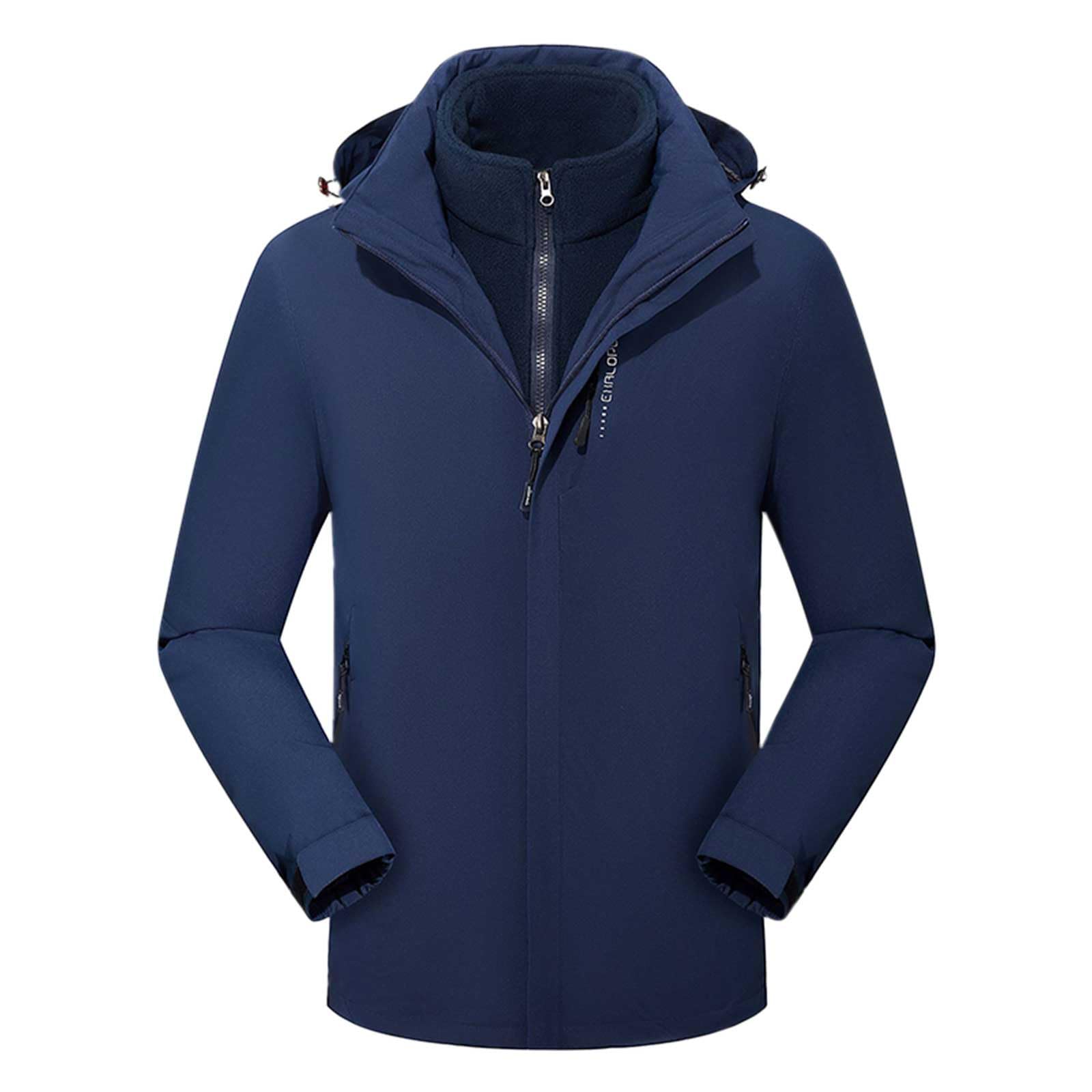 Cortavientos Hombre Running Detalles Reflectantes - Chaqueta Trench Deporte Ligero con Cremallera - Impermeable con Capucha Chubasquero Cortaviento Transpirable Waterproof Reutilizable Cortaviento
