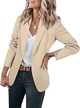 Blazers for Women Business Casual 2025 Trendy Work Suit Jackets Lightweight Elegant Lapel Long Sleeve Office Blazer