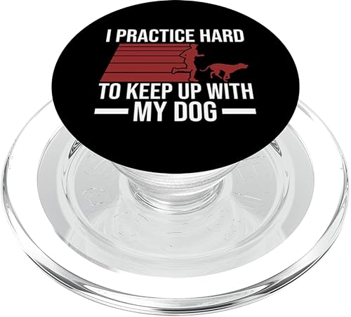 Dog Agility Design For Dog Owner And Dog Trainer PopSockets MagSafe PopGrip for iPhone