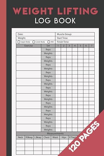 Weight Lifting Log Book: Personal Training Workout Log &amp; Training Journal for Men and Women | Weightlifting Notebook.