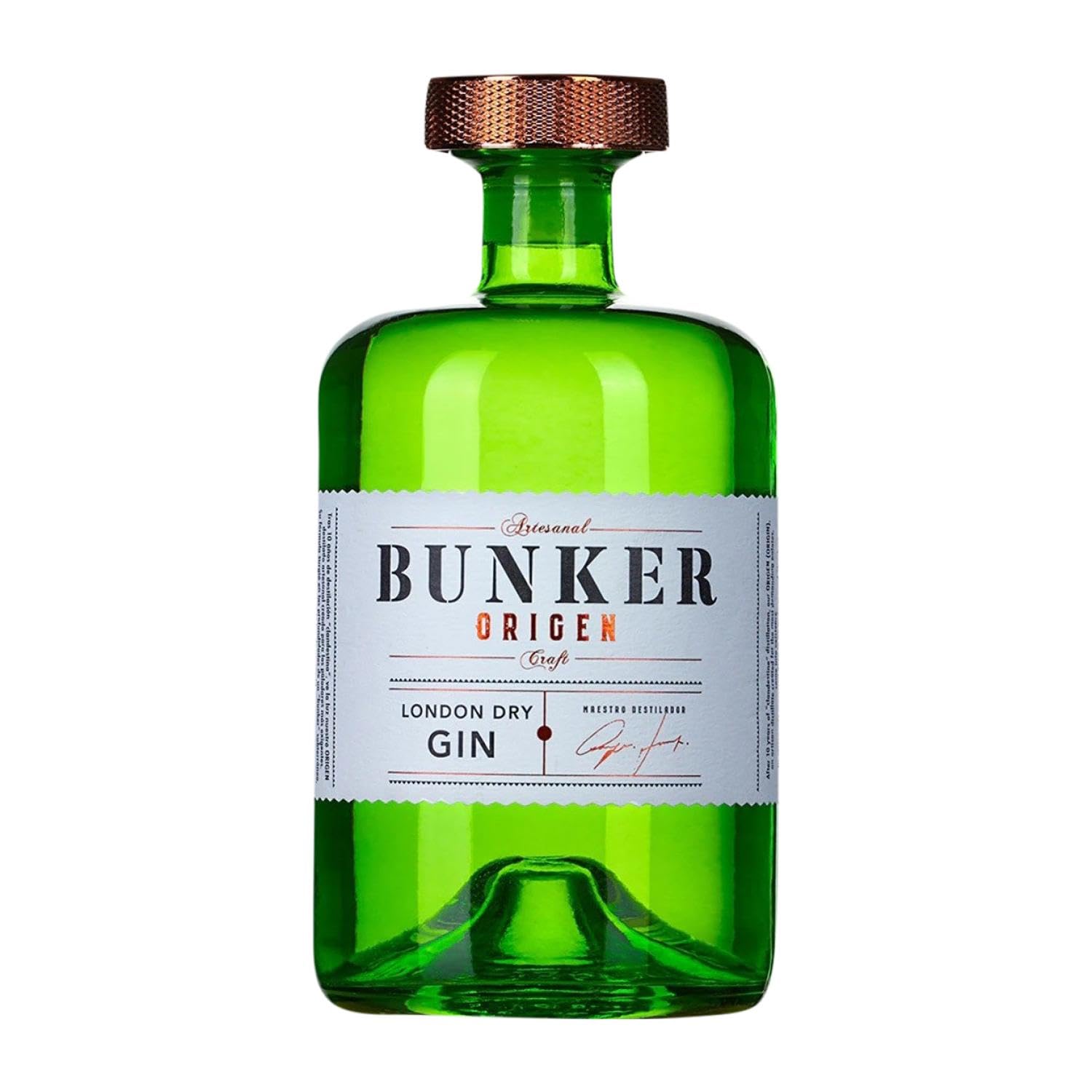 Ginebra Bunker Origen London Dry 70 cl