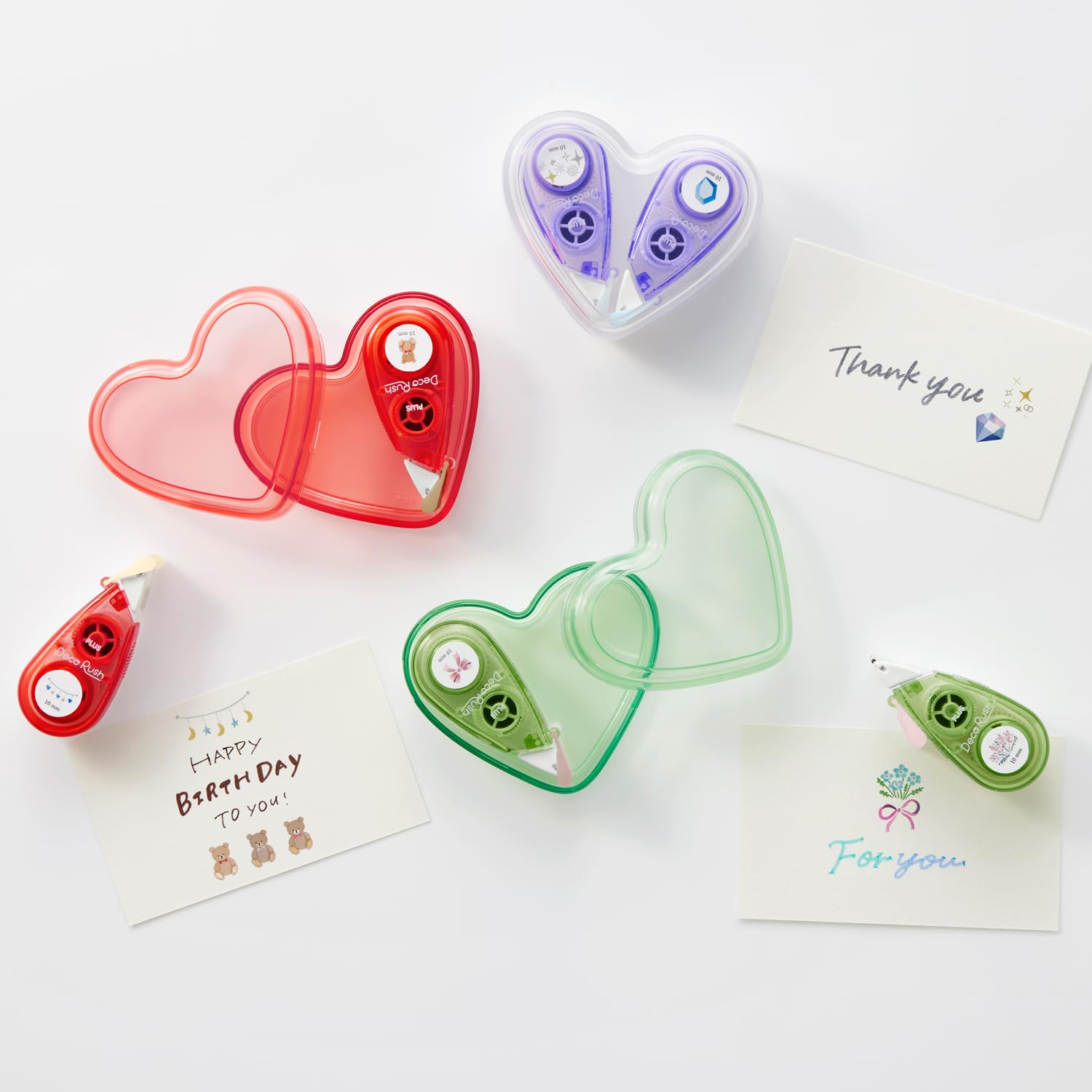 Amazon | プラス デコラッシュ 限定ハートケースセット Jewelry set