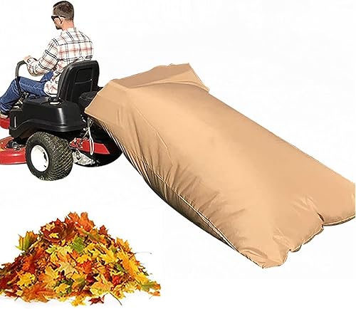 JCAKES Gardena - Recolector de hojas superior, colector de hojas para cortacésped, 96 x 55 pulgadas, resistente a la abrasión, bolsas colectoras de