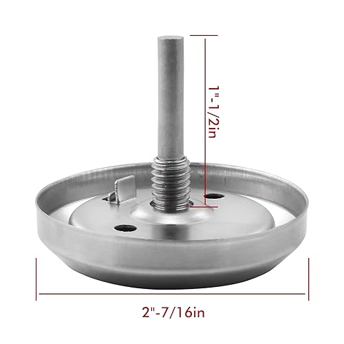 Miniatura 2 de MENSI BBQ Barbecue Replacement Parts Charcoal Grill Pit Wood Smoker Temperature Gauge Thermometer for Weber Traveller Grills