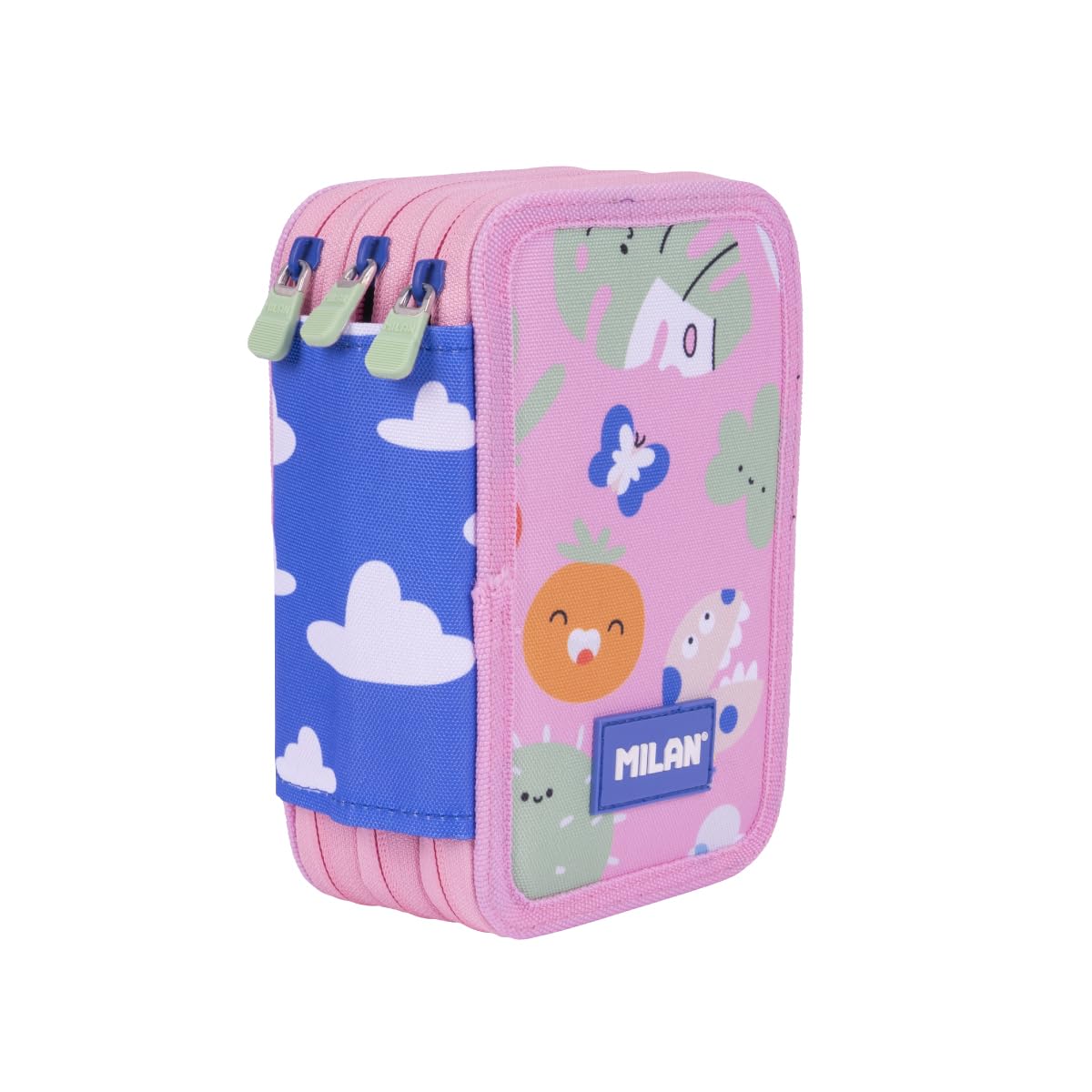 Milan Green & Grow 3-Tier Pencil Case with Special Series Contents
