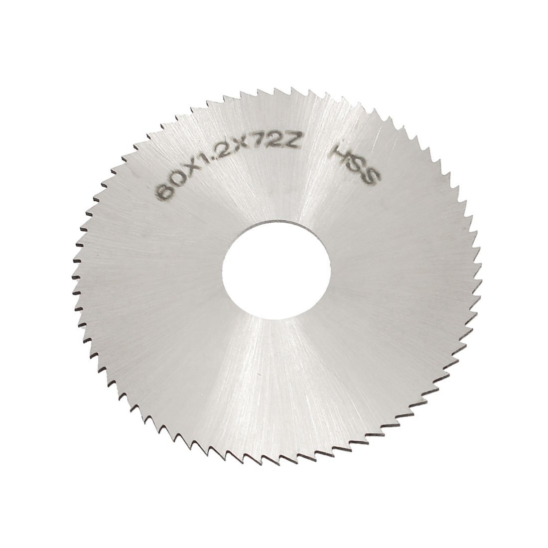 Uxcell Silver Sourcingmap 60Mm Od 1.2Mm Thickness 72T Hss Circular Slitting Saw Blade