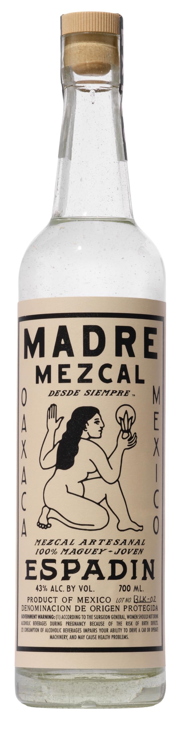 Madre Mezcal Espadin 70cl, 43% ABV | 100% Espadin Agave, Artisanal Mezcal