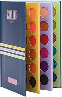 fengny 72 Cores Paleta de Sombras 3 Camadas Sombras em Forma de Livro Sombras Matte Shimmer Maquiagem de Olhos Palete de Cosméticos Kit de Presente de Longa Duração