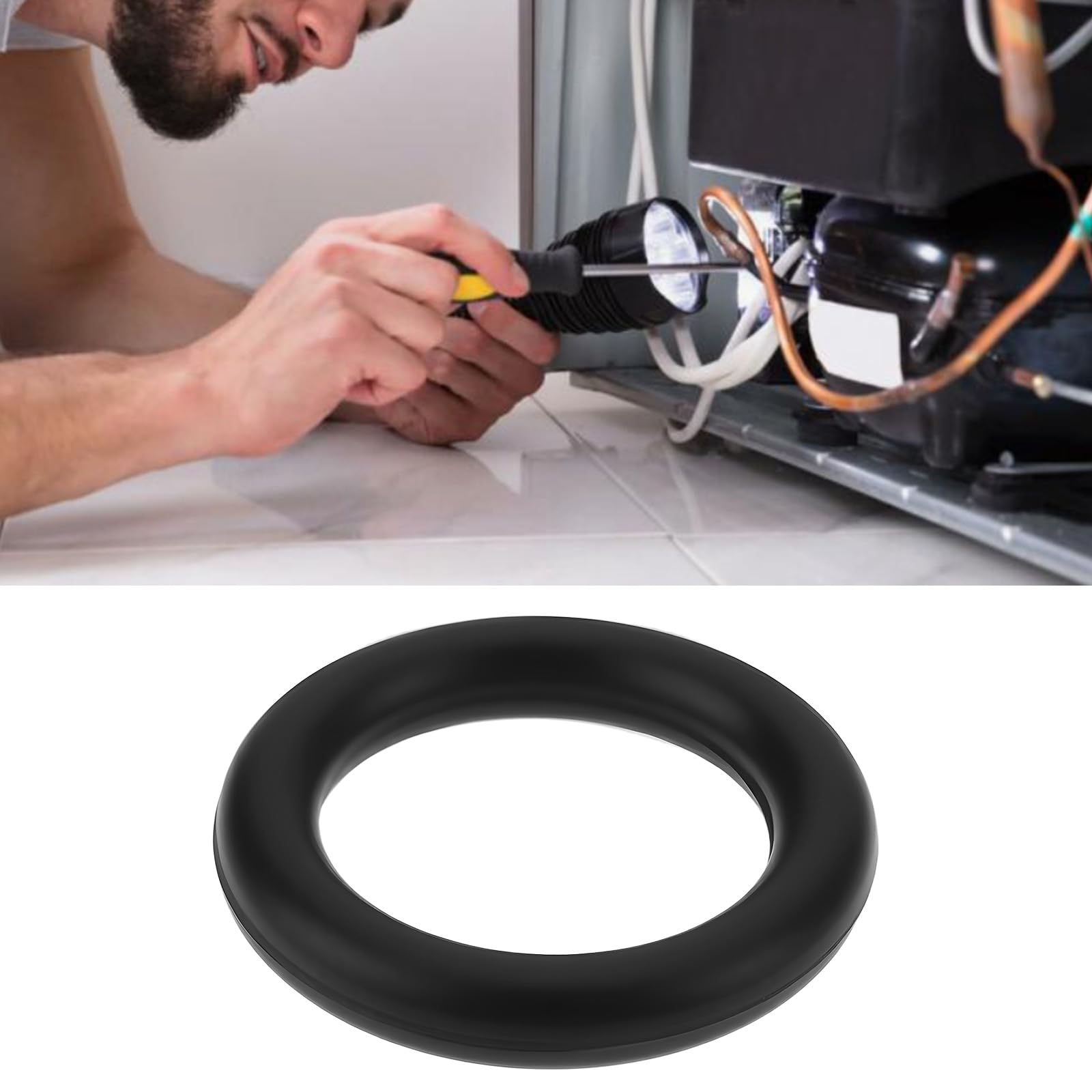 The Lord of the Tools 50x Nitrile Rubber O-Ring 7.65x1.78mm for Industrial Equipment and Household Appliances - Image 3