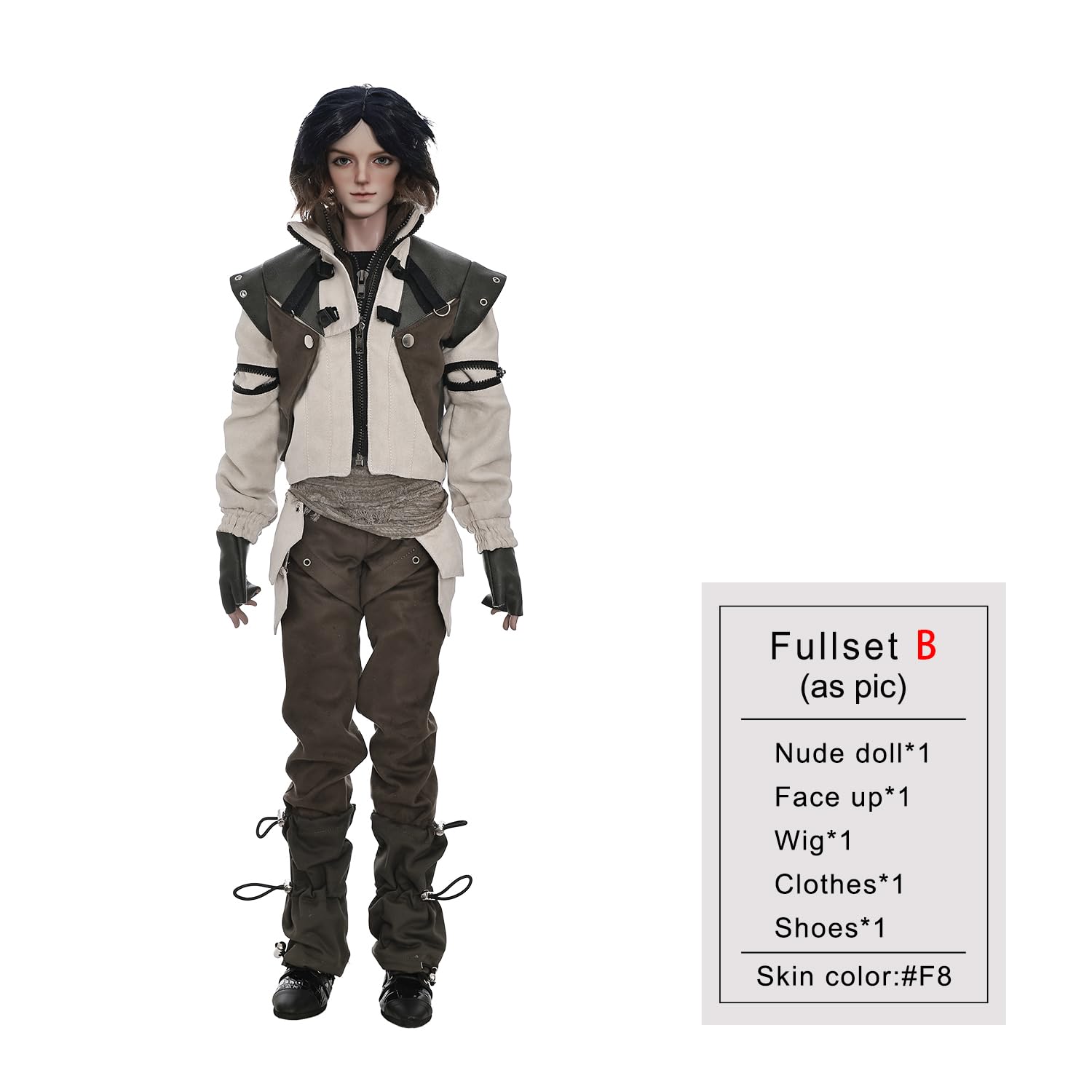 Oueneifs 1/3 Hector Fullset B BJD Doll Planetary Explorer Style Resin Toy for 15+ Years Old