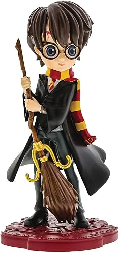 Miniatura 2 de Enesco Wizarding World of Harry Potter Holding Broom - Figura de estilo anime, 5 pulgadas, multicolor