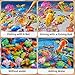NIPLOOOW Magnetic Fishing Game Pool Toys for Kids 3-5, Water Table Bathtub Kiddie Party Toy with Pole Rod Net Plastic Floating Fish, Outdoor Toys for Boys Girls Kids Age 3 4 5 6 7 8 Year Old