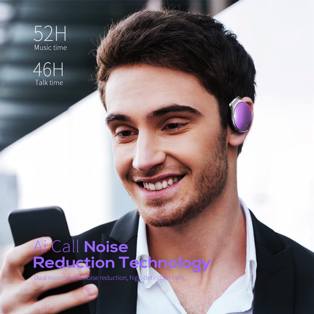 Auriculares Bluetooth On Ear Sport, auriculares abiertos, Bluetooth 5.4