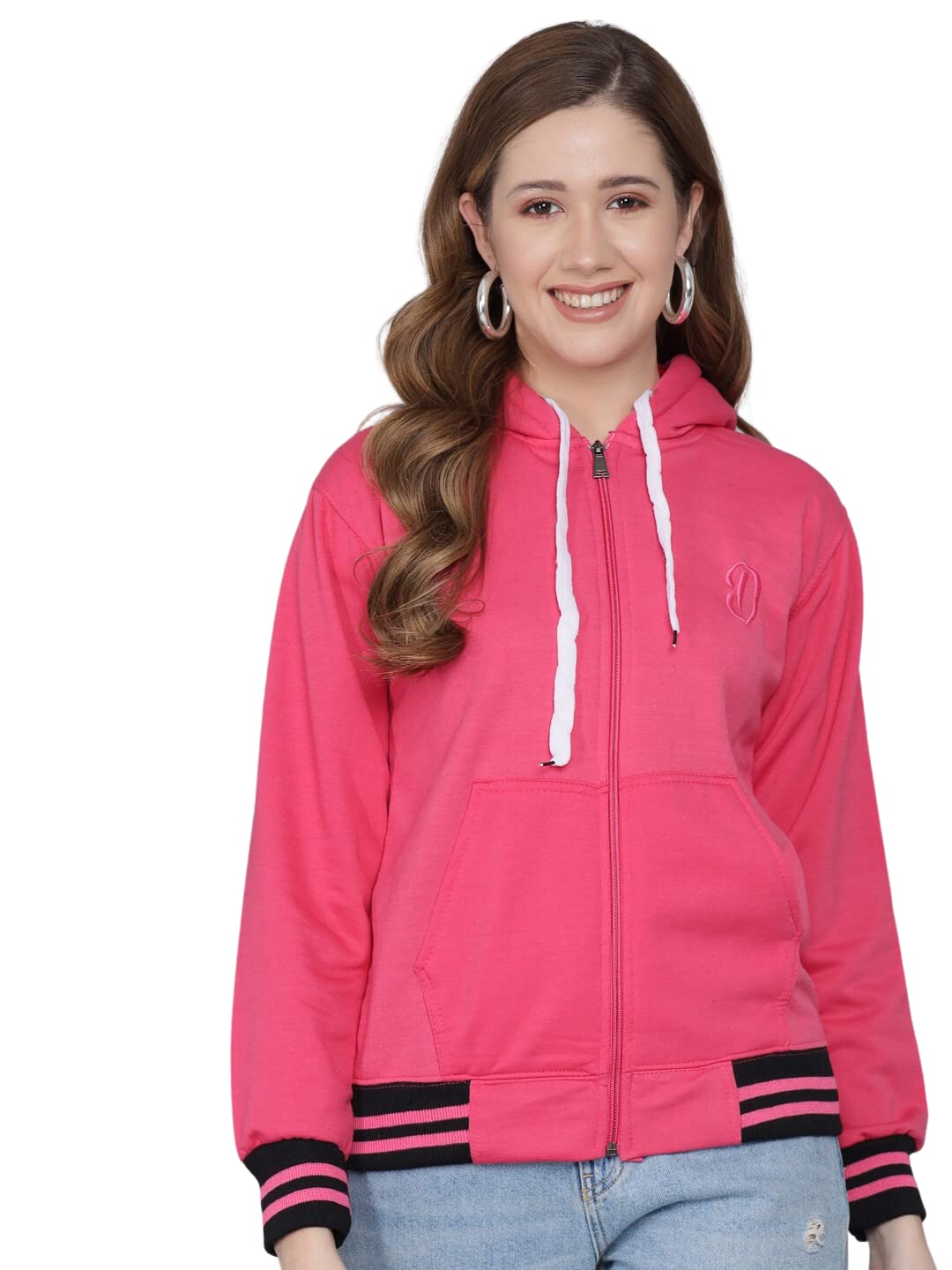 tandul Full Sleeve Casual Jackets for Women Pink-picture-38