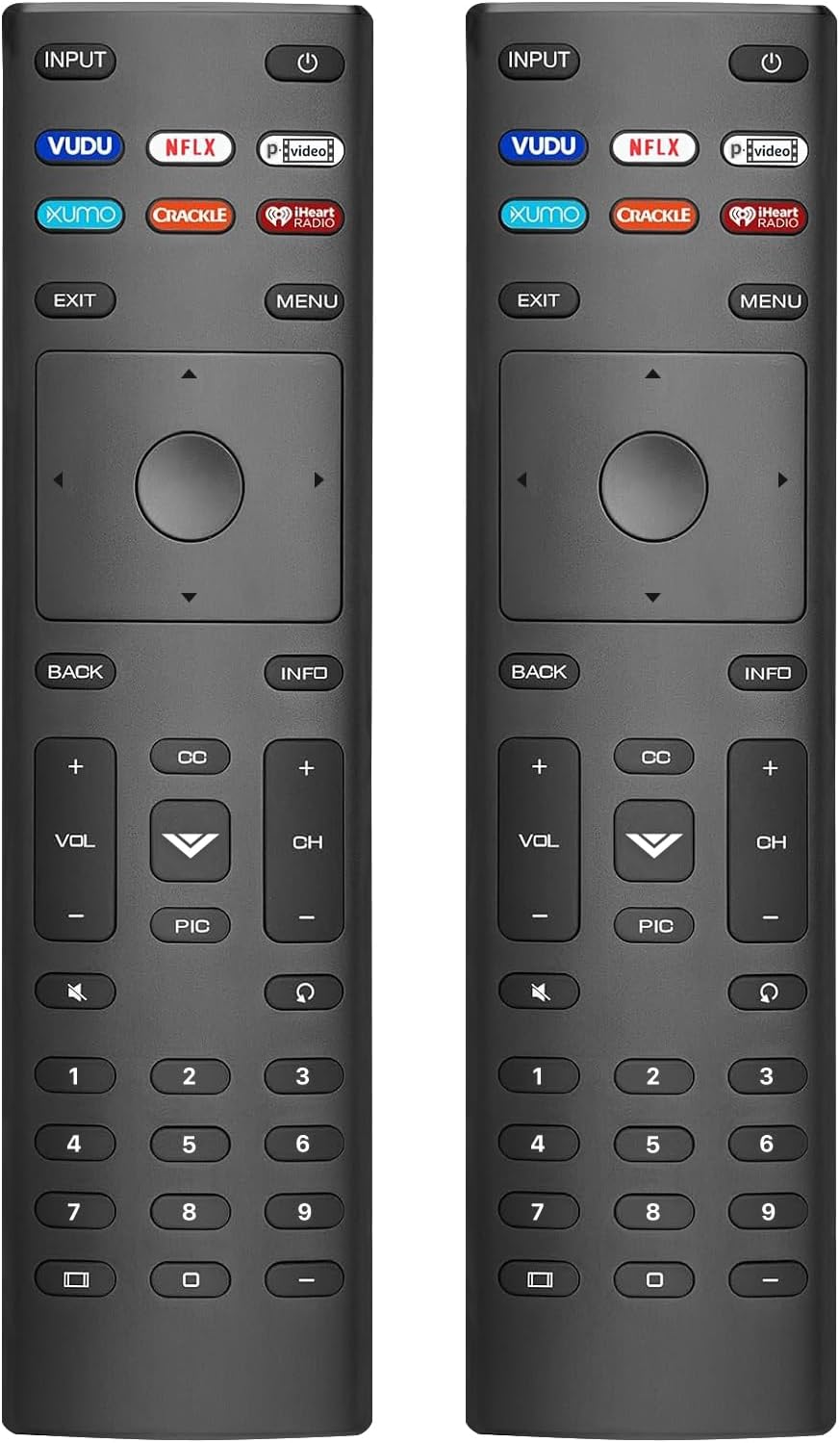 YesBes 2 Pack Replacement Remotes for Hisense TV, Compatible with All Hisense 4K ULED HD UHD Android Smart TVs