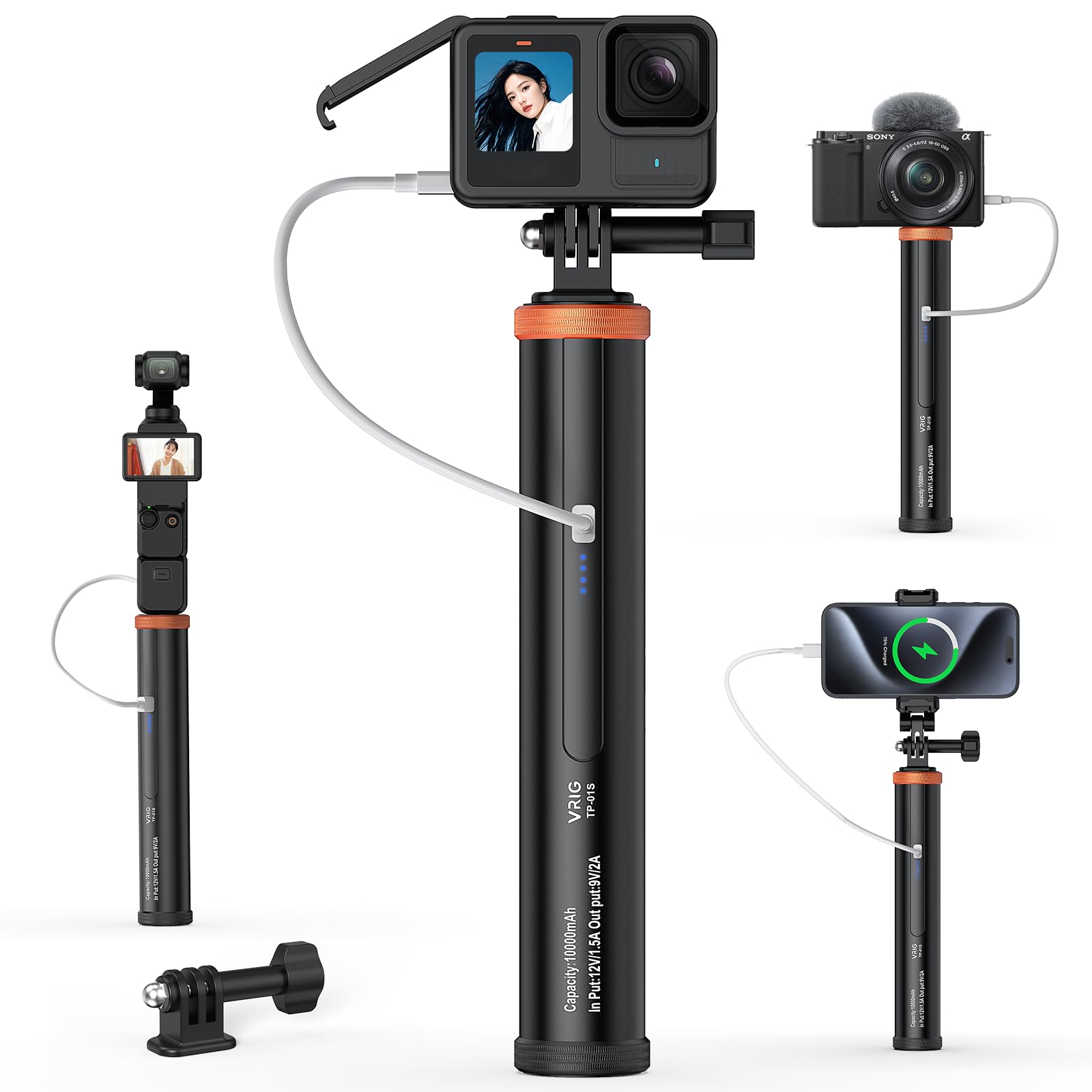 Amazon | VRIG バッテリーグリップ カメラハンドバッテリーグリップ