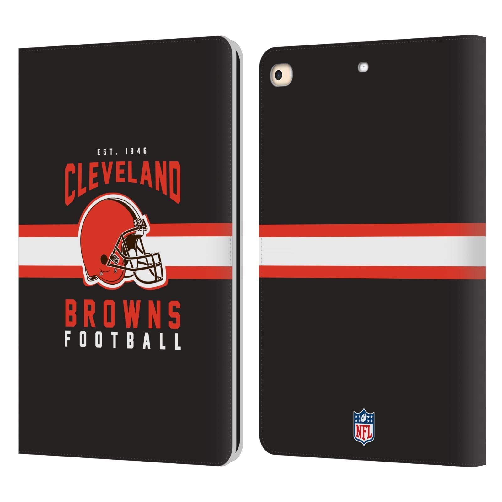 Funda de cuero NFL Cleveland Browns para iPad 9.7 2017 y 2018 7