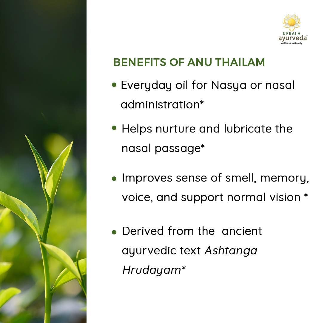 Kerala Ayurveda Anu Thailam, 10 ml : Health & Household