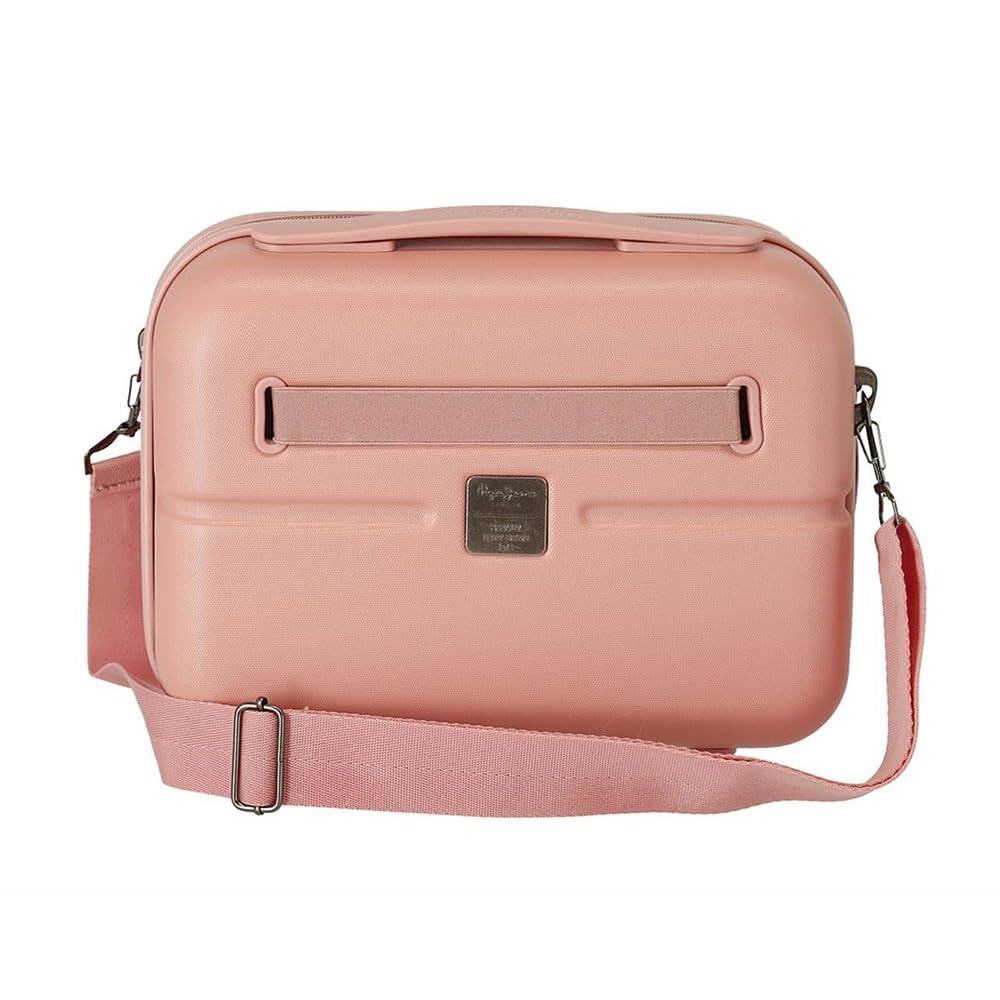 Pepe Jeans Laila Beauty case adattabile con tracolla, 29 x 21 x 15 cm, Rosa, 29x21x15 cms, Beauty case adattabile con tracolla