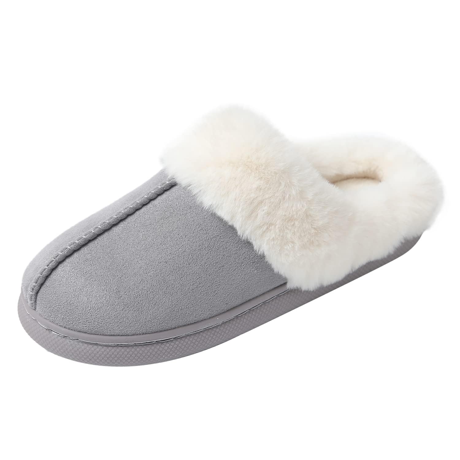 JOMIX Pantofole Donna Invernali Comode Ciabatte Pelose Calde Morbide Scamosciata