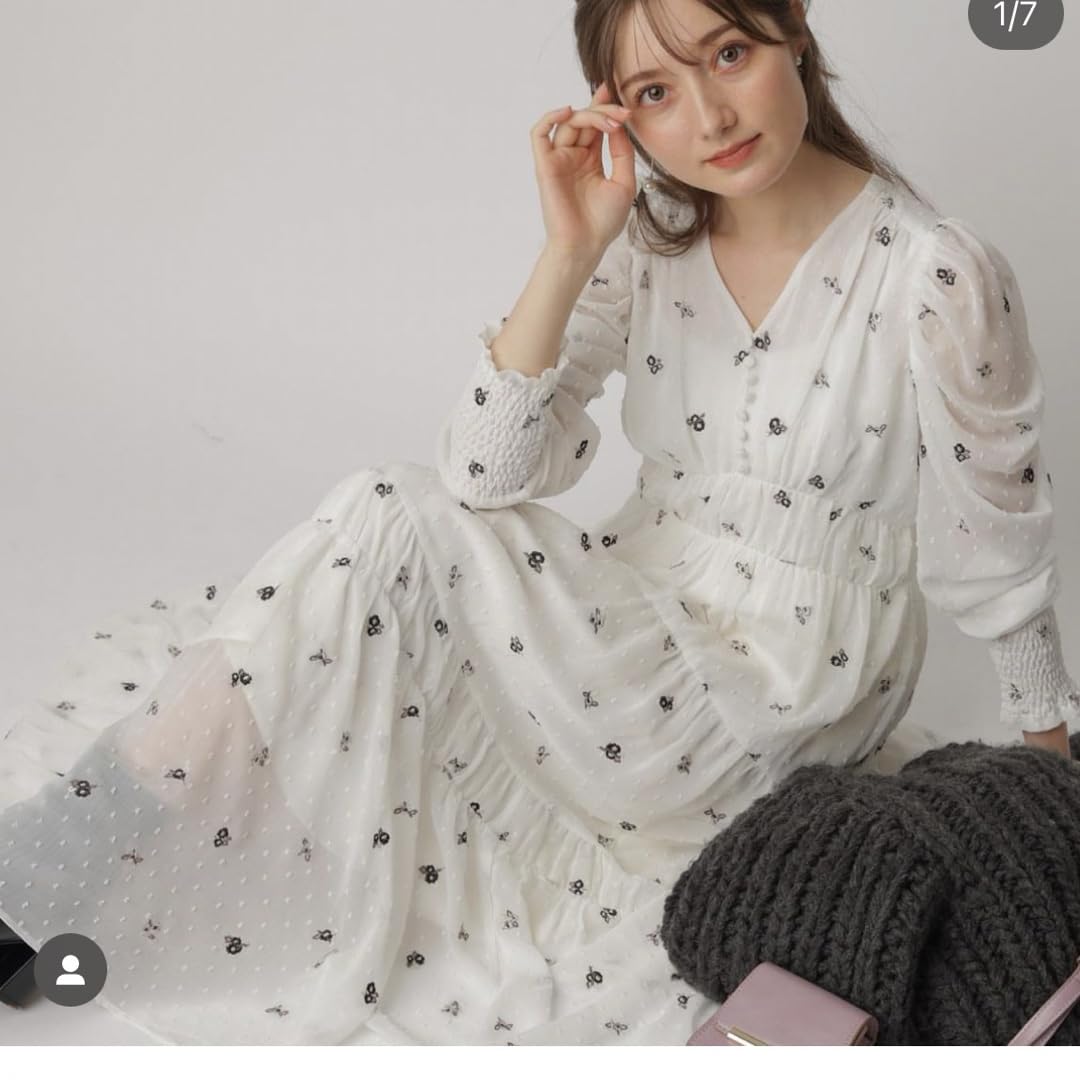 Amazon.co.jp: アプワイザーリッシェ 花柄ワンピース : ファッション