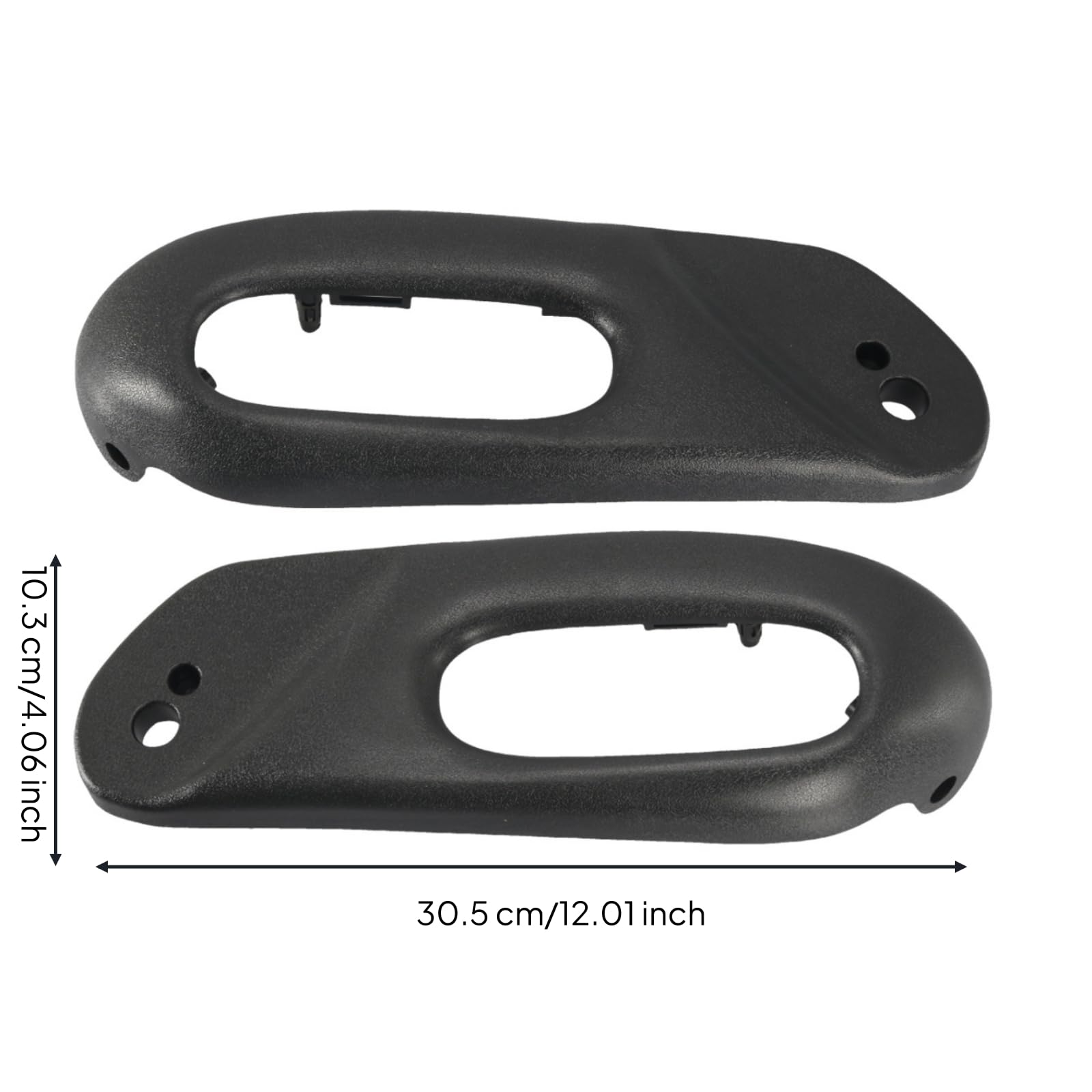 Copertura Interruttori Sedile | Finitura Liscia Stampata, Cornice Interruttori Sedile, Sinistro e Destro, per Riparazione Interni Auto