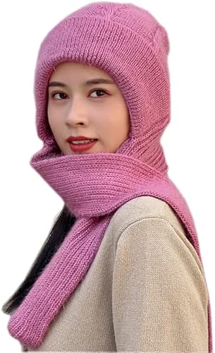 Gorro de punto con forro polar suave y elástico para invierno