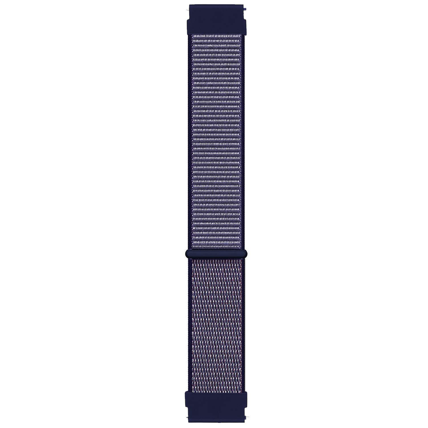 Microsonic Huawei Watch GT2 46mm için Hasırlı Kordon Woven Sport Loop Mor [Watch GT2 46mm ile Uyumlu Kordon - Mor]