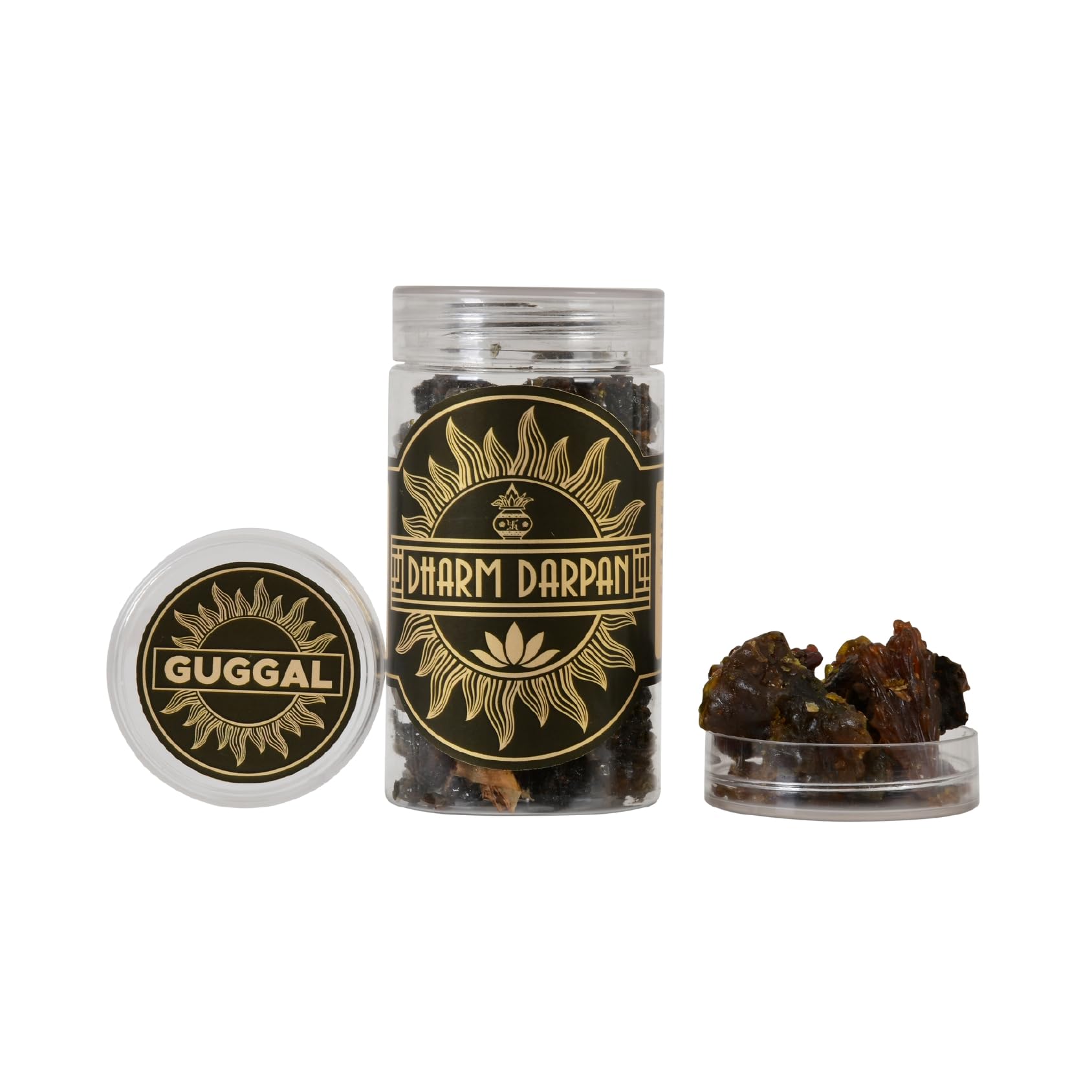 Dharm Darpan Natural Guggal Resin, 300g, Premium Aromatic Resin for Purification and Spiritual Rituals (Pack of 1)-image-2