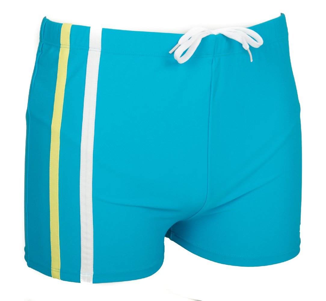 Spalding Boxer Corto Costume Uomo Mare o Piscina Swimwear Articolo C756, 5628 Turchese, L