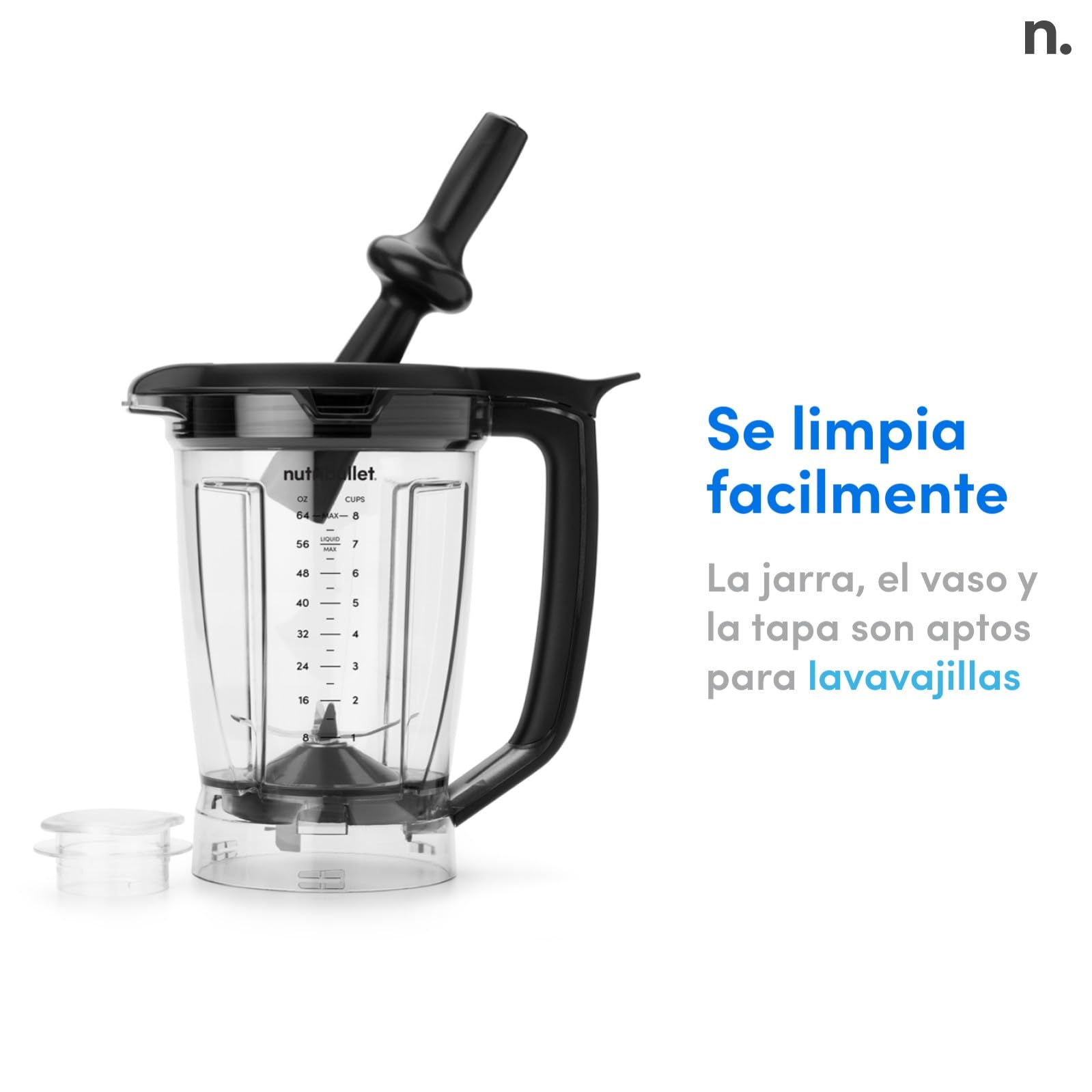nutribullet triple Prep System, batidora eléctrica, batidora de vaso profesional multifunción, 1500 vatios de potencia, 3 electrodomésticos, negro, NBF580B