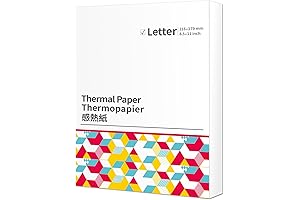 COLORWING Thermal Printing Paper 8.5x11in - Fits HPRT MT800 & More