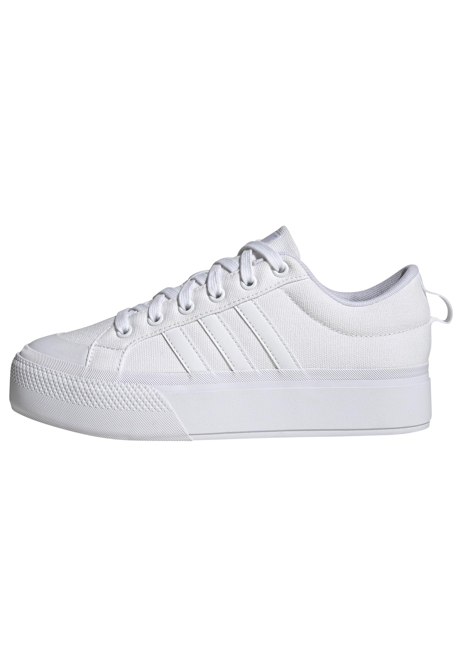 adidas Women's Bravada 2.0 Platform Shoes, Cloud White/Cloud White/Chalk White, 9 UK