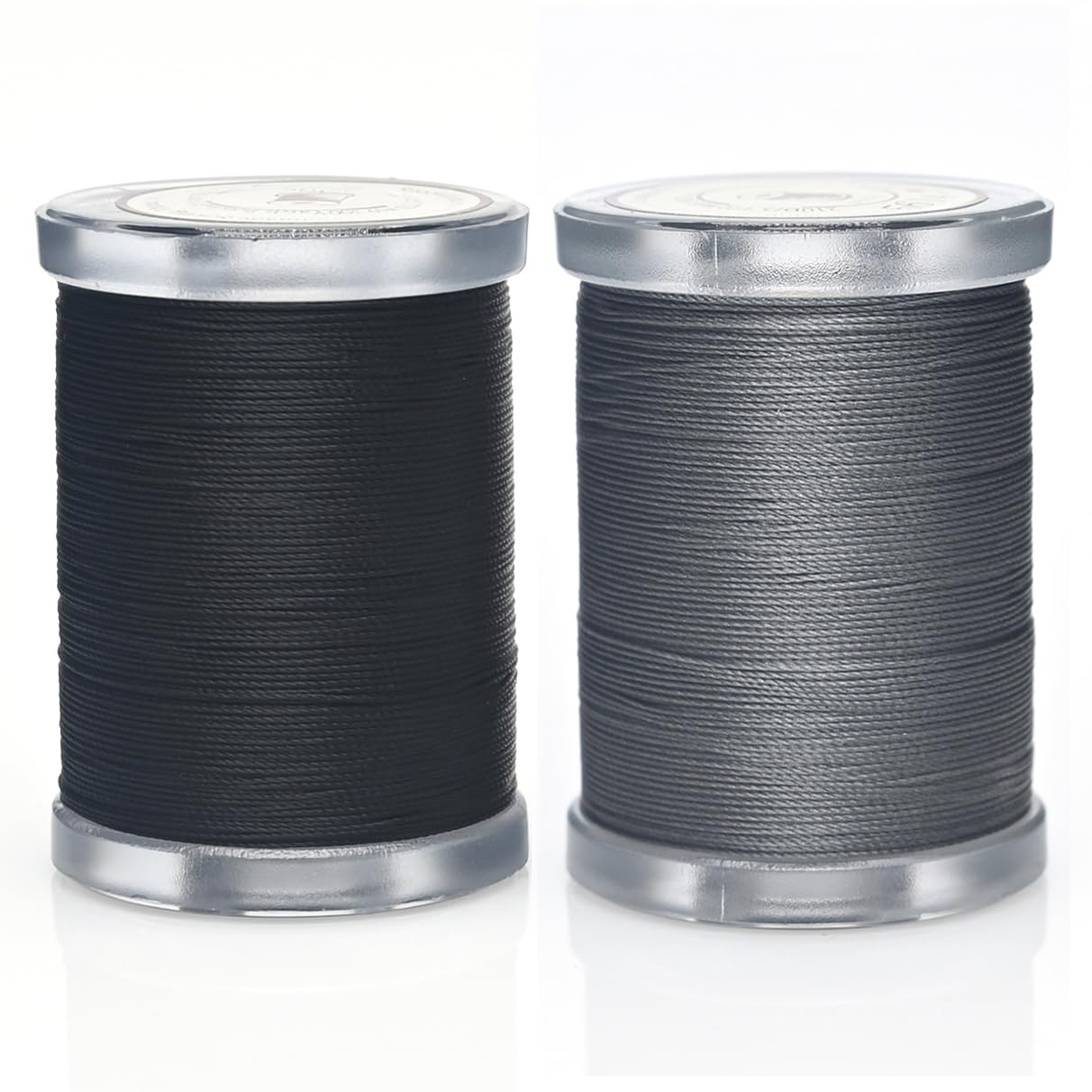 Selric 300Yards Extra Strong Bonded Nylon Thread - Black and Grey