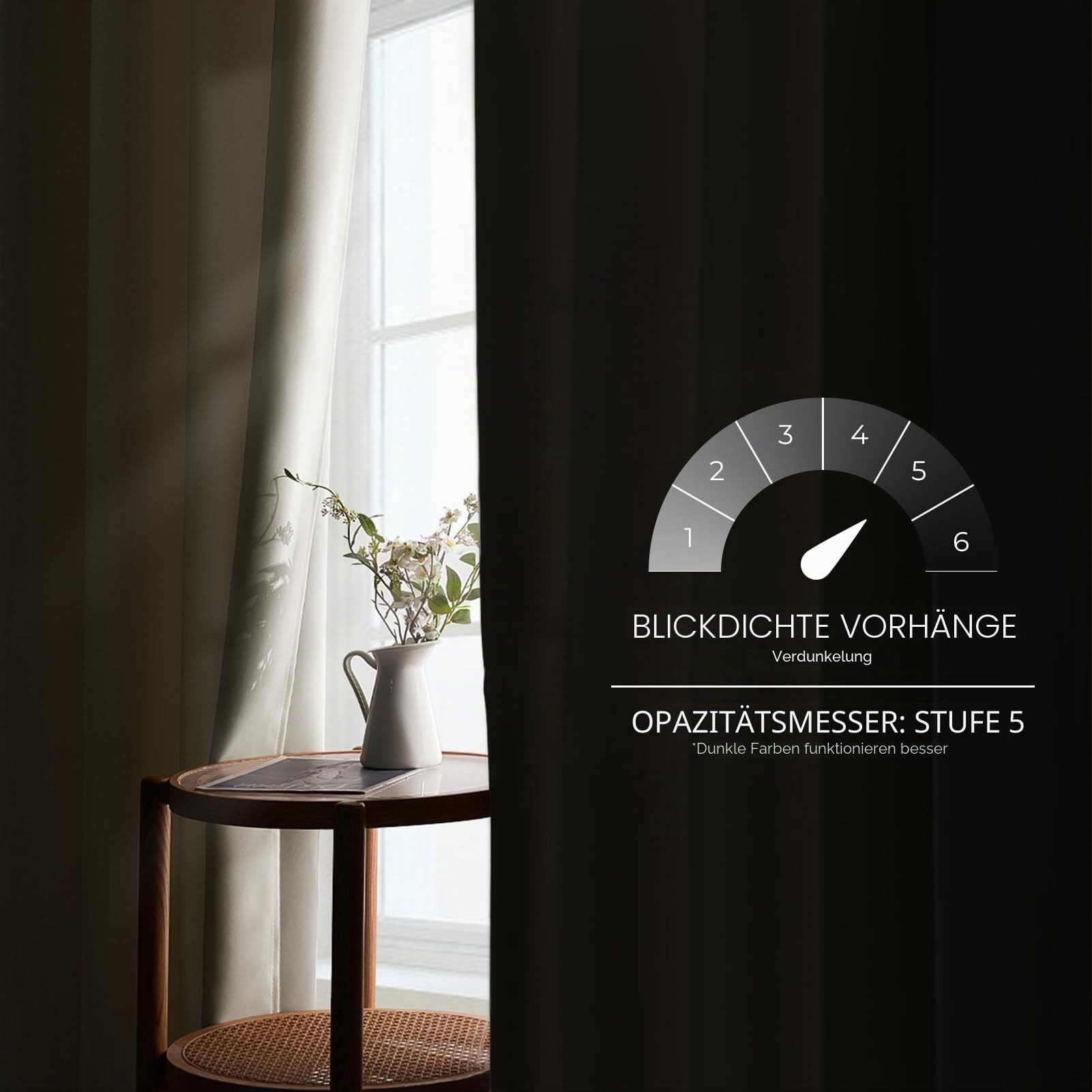 MRTREES Verdunkelungsvorhang Beige Thermogardienen Kälteschutz Vorhänge Blickdicht mit Ösen 2er Set, 200 cm Lang, 140 cm Breit, Gardine für Wohnzimmer Schlafzimmer Modern