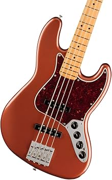 Amazon.com: Fender Player Plus Jazz Bass, Aged Candy Apple Red