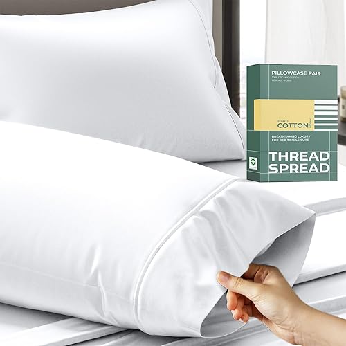 THREAD SPREAD Cotton Percale Sheet Set - Thumbnail 3