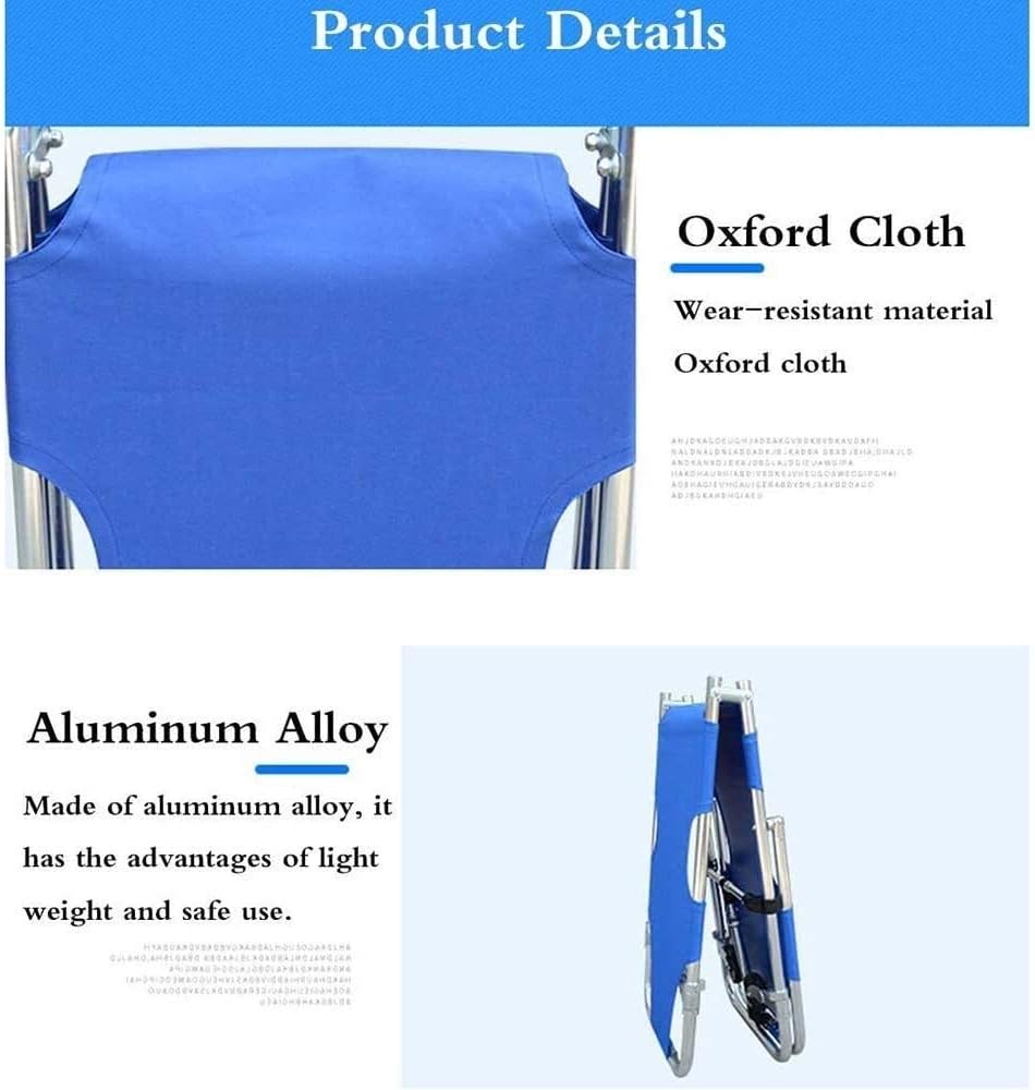 HMMN Emergency Stretcher for Patient Transport Medical Emergency Aluminium Foldable Stretcher, Portable Backrest Rescue Bed : Industrial & Scientific