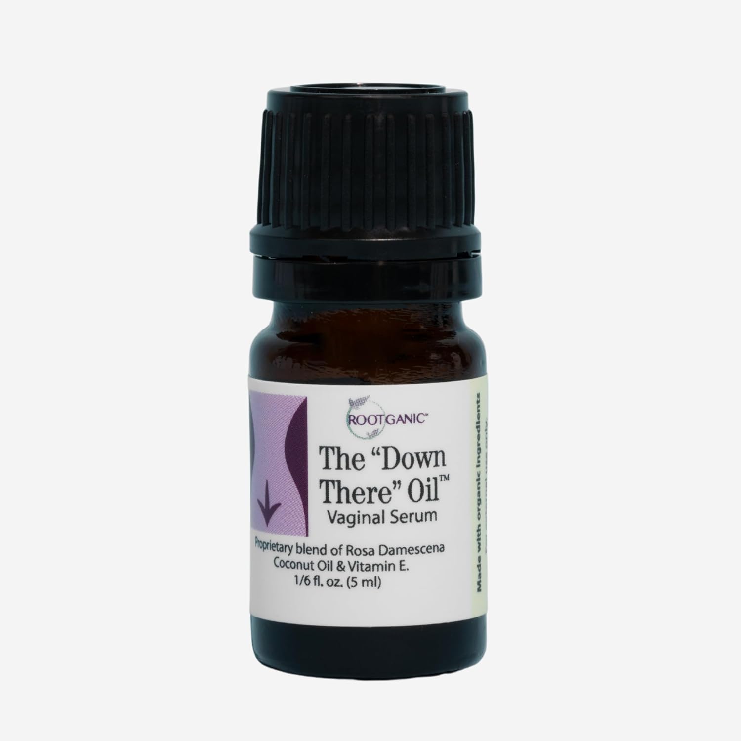 Down There Oil - External Intimate V Support for Dryness, Moisturization, Comfort and Confidence - Great for Daily Use - Estrogen-Free Intimate Oil for Feminine Care - 5 ml