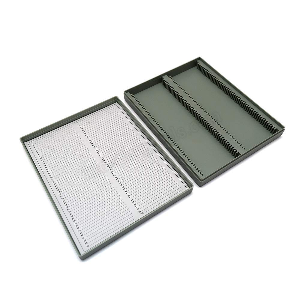 Witeg Microscope Slide Box With Capacity of 100 Slides (B08QG1TFF5) Amazon Price History, Amazon Price Tracker