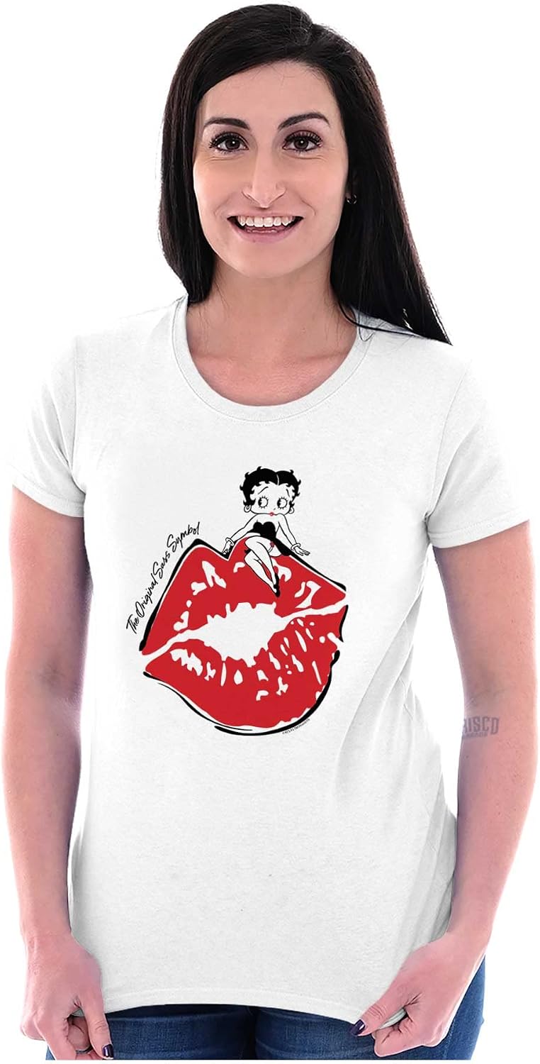 Betty Boop The Original Sass Symbol Womens Slim Fit Graphic Tee