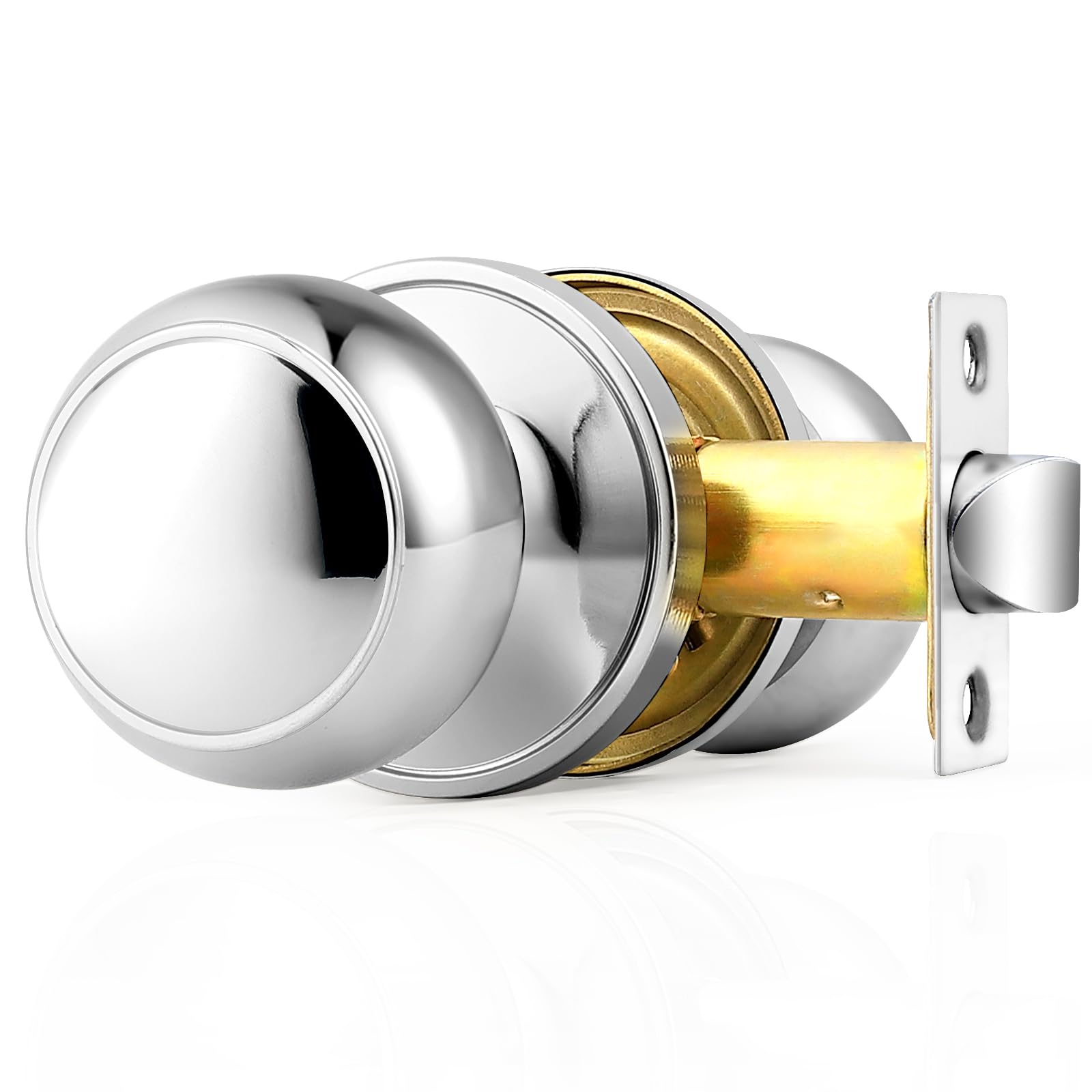 Probrico Matte Black Door Knobs - 10 Pack -11