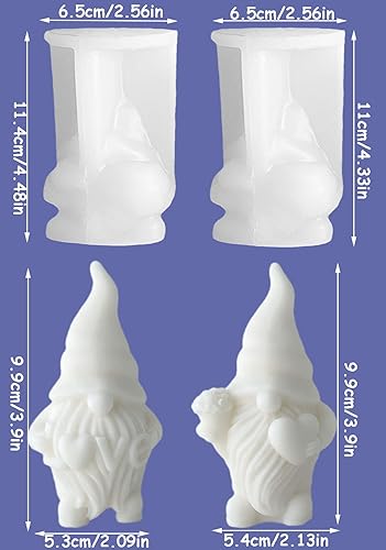 Miniatura 8 de Molde de vela de silicona con forma de panal 3D geométrico cuadrado para bricolaje, yeso de resina, hecho a mano, jabón, mousse, pastel, fondant,