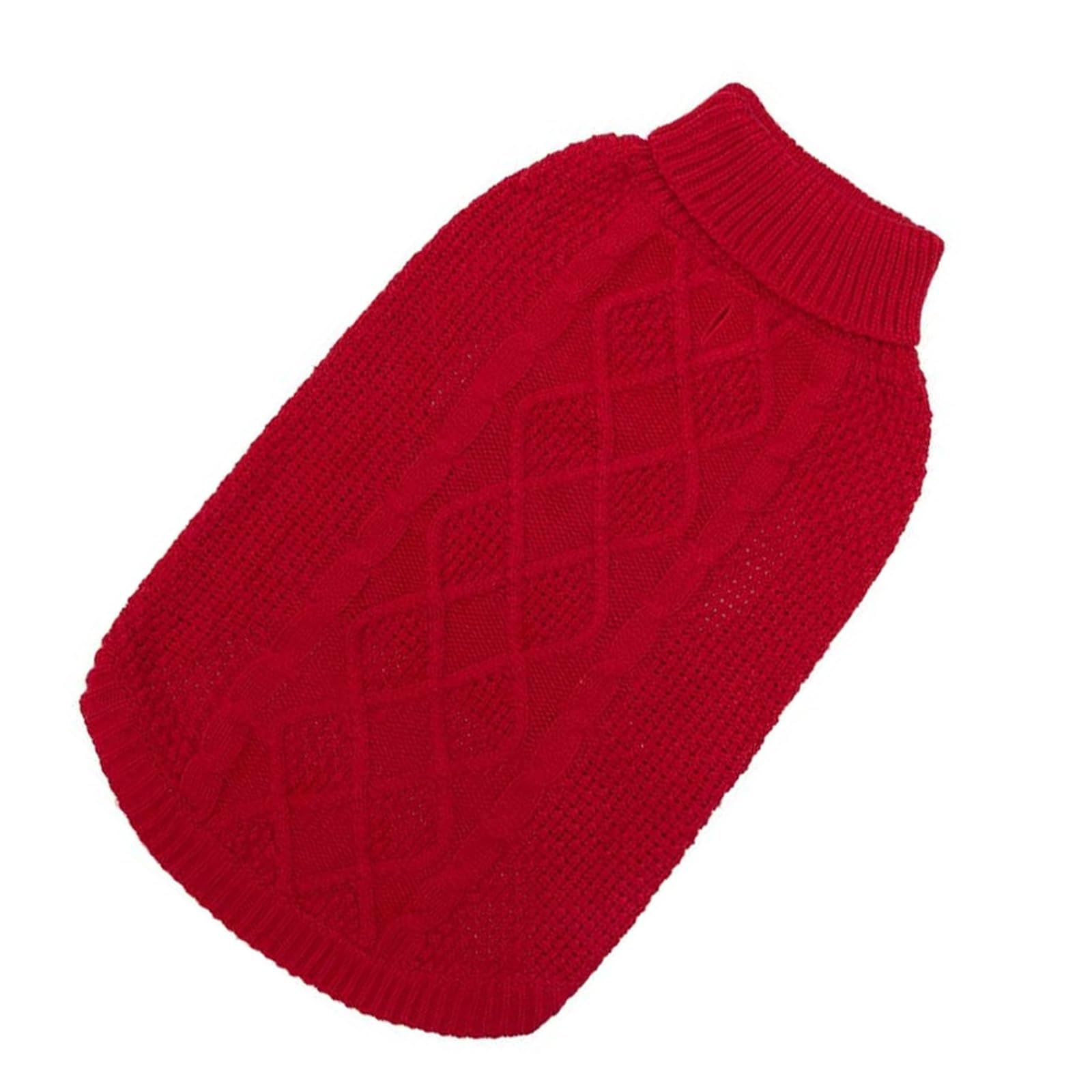 NVOQILIN Knitwear Dog Clothes Warm Turtleneck Sweater for Small to Large Dogs Pullover Pet Sweater for Winter Warmth 2Leg Design