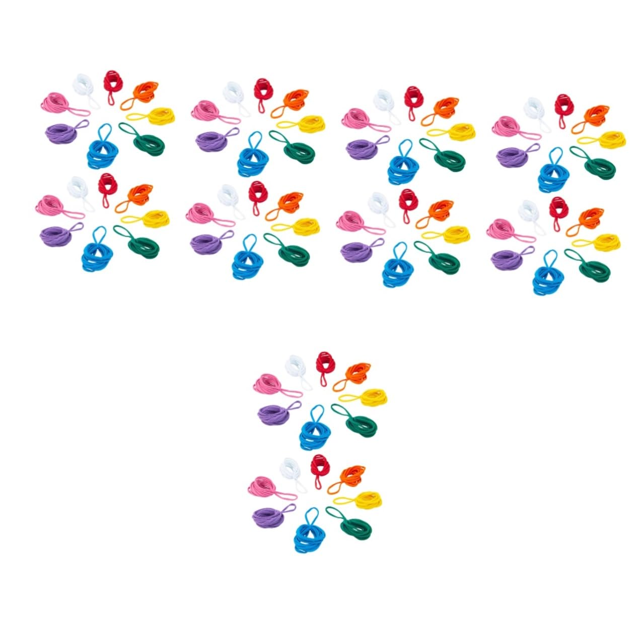 JOINPAYA 480pezzi Anelli Elasticizzati Per Lavoro Maglia Kit Di Ricarica Per Potholder Colori Per Attività Creative Per Ragazzo Ragazza e Fai Da Te