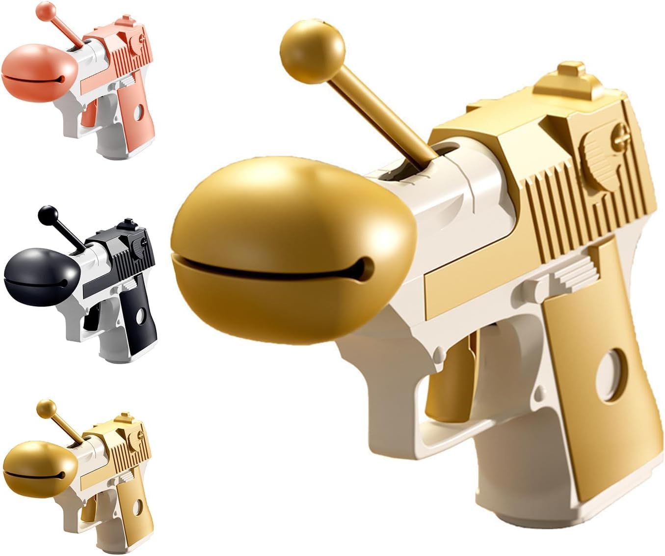 銃型フィジェットトイ ゴールド Amazon | 重力フィジェット おもちゃ 木魚銃 ストレス解消 ストレス